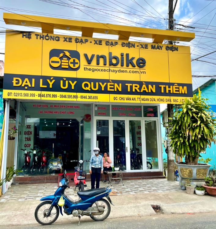 Thế Giới Xe Chạy Điện đã tiếp tục khai trương đại lý ủy quyền Trần Thêm tại Chu Văn An, TT.Ngan Dừa, Hồng Dân, Bạc Liêu