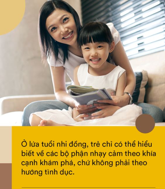 Trẻ em từ lúc còn nhỏ đã có nhận thức rõ rệt và phân biệt được những bộ phận thuộc vùng kín