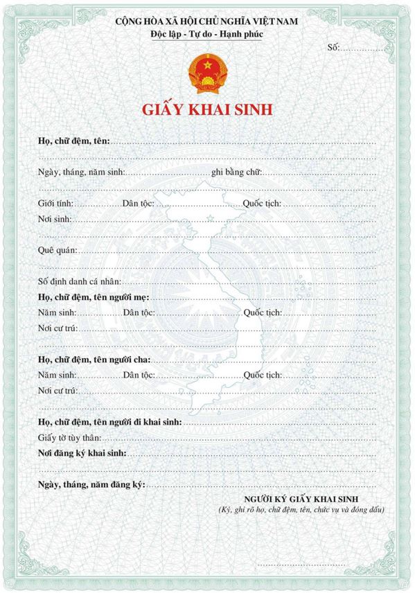 Mỗi cá nhân khi sinh ra đều được làm thủ tục đăng ký giấy khai sinh tại cơ quan nhà nước có thẩm quyền