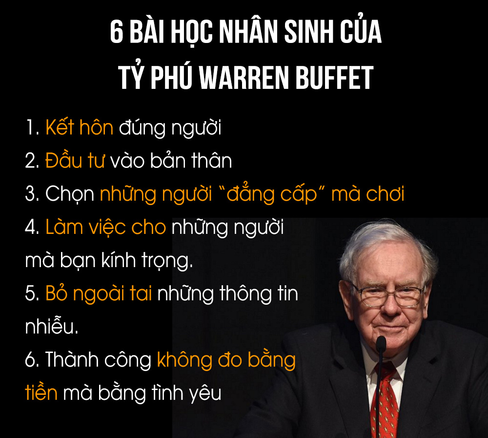 Những bài học đắt giá làm thay đổi cuộc đời tỉ phú hàng đầu thế giới Warren Buffett