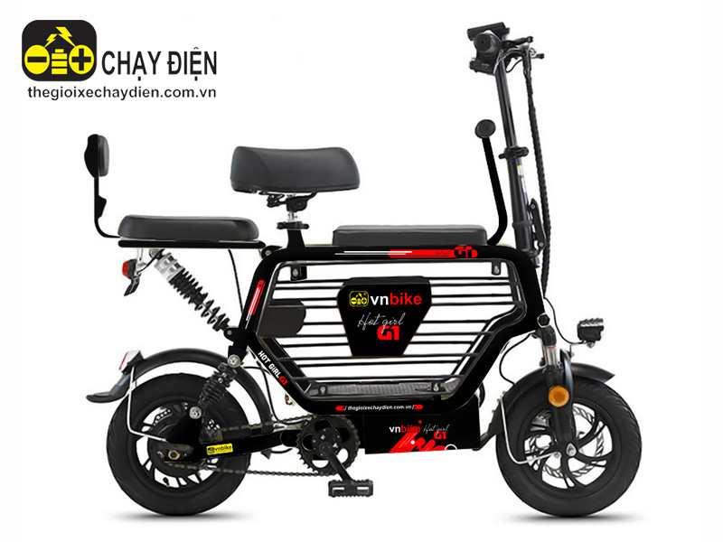 Vnbike Hotgirl G1 sở hữu phần cốp rộng rãi phía sau có thể chở được thú cưng đi cùng