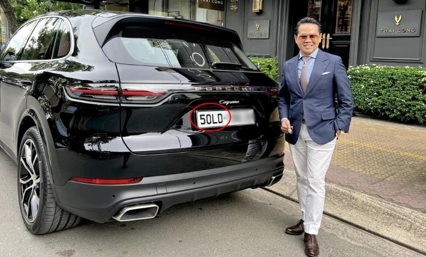 NTK Quách Thái Công mua chiếc SUV hạng sang Porsche Cayenne đăng ký biển LD