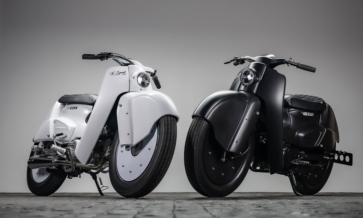 Bộ đôi Honda Super Cub “hắc bạch công tử”