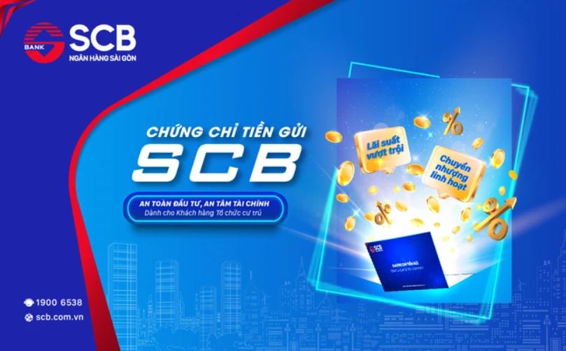 Chứng chỉ tiền gửi SCB hấp dẫn bởi chúng có thể giải quyết được vấn đề lãi suất và thanh khoản