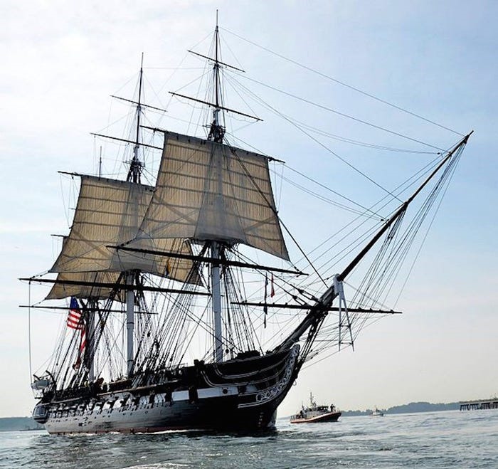 USS Constitution được xem là con tàu hoạt động lâu đời nhất trên thế giới USS Constitution được xem là con tàu hoạt động lâu đời nhất trên thế giới