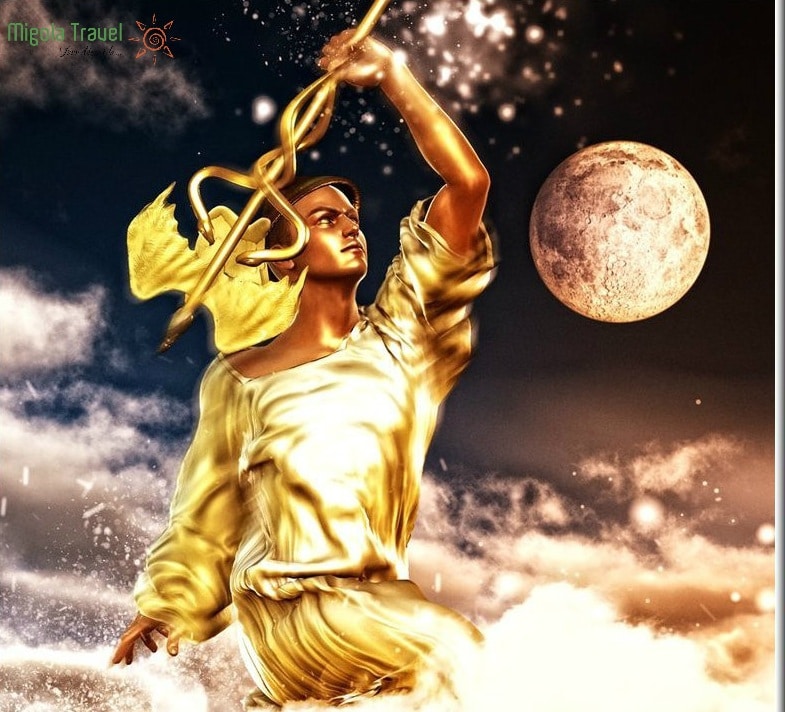 Hermes là kết quả của mối tình Zeus và một người phụ nữ tên Maia