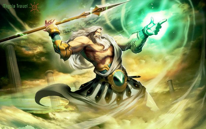 Zeus rất nổi tiếng là thần trăng hoa, có nhiều con rơi mặc dù đã có vợ là Hera(chị của Zeus)