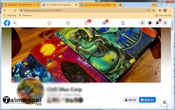 Ảnh minh họa trang cá nhân trên Facebook được tìm ra