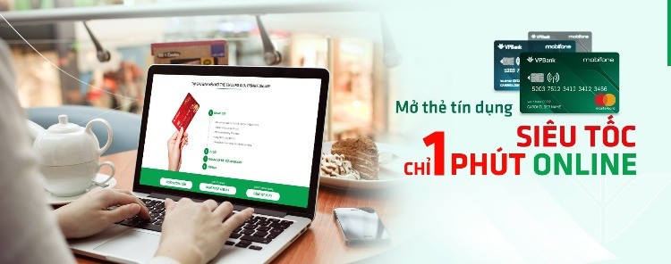 Mở thẻ tín dụng online miễn phí, thục tục đơn giản, nhanh chóng, giao thẻ tận nơi