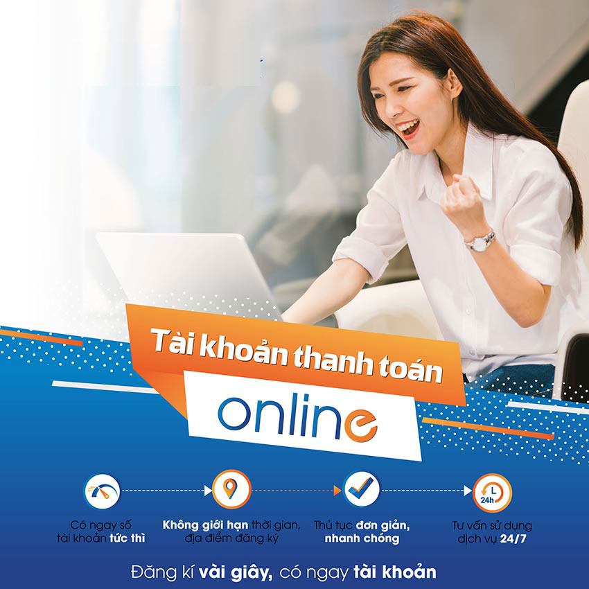 Mở tài khoản ngân hàng online miễn phí số tài khoản đẹp, không cần phải tới ngân hàng, an toàn bảo mật, tiết kiệm thời gian công sức