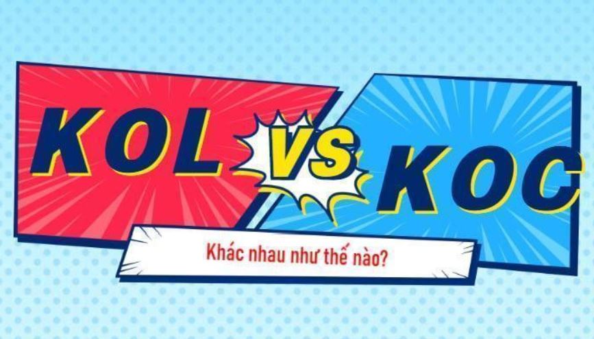KOL có trách nhiệm quảng cáo trên quy mô lớn còn KOC tập trung nhiều hơn vào hoạt động như bán hàng và dịch vụ khách hàng