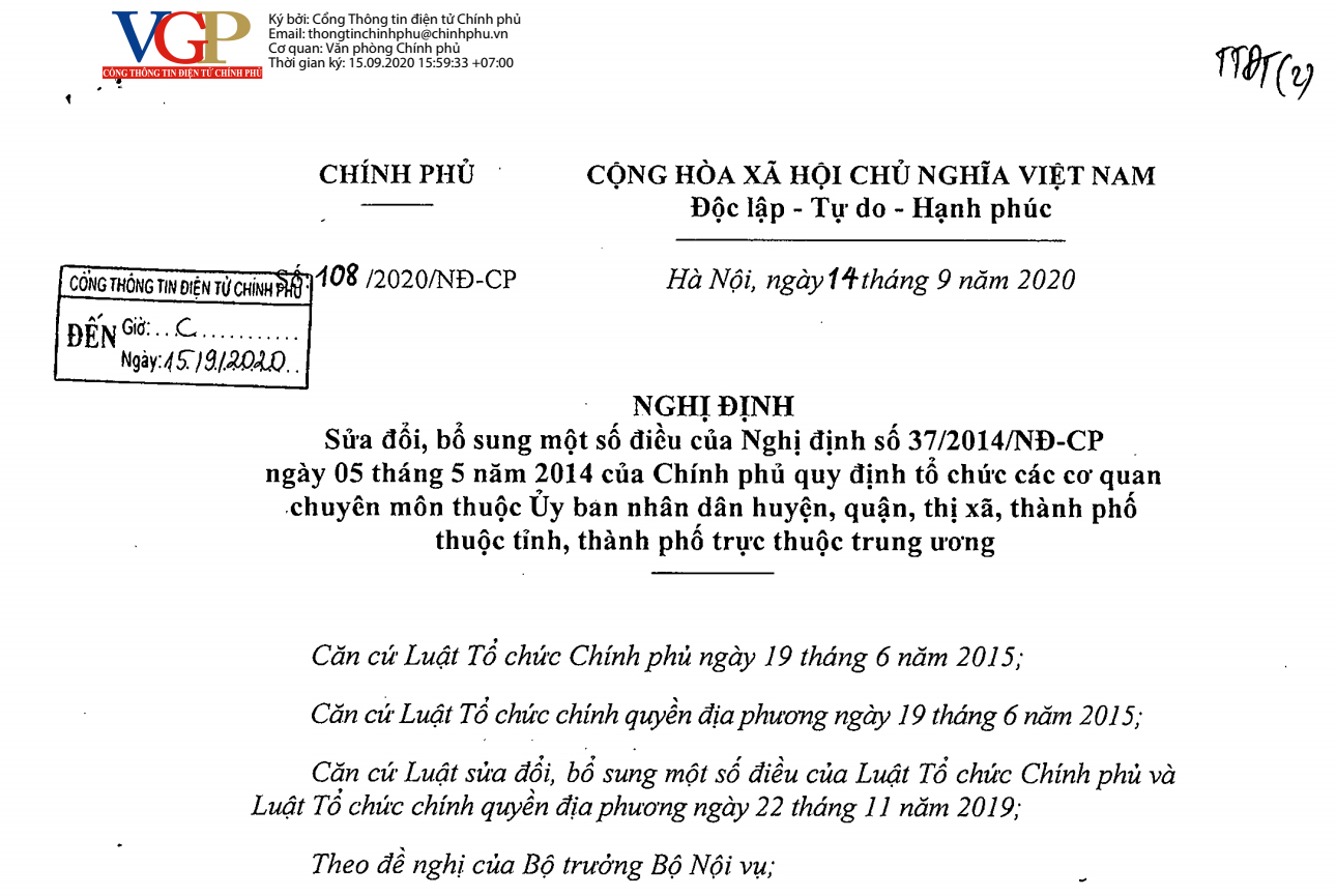 Nghị định do Chính phủ ban hành có giá trị pháp lý thấp hơn Hiến pháp, luật và pháp lệnh