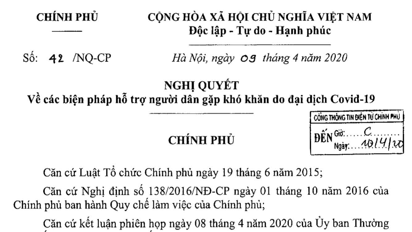 Nghị quyết được dùng khi đã kết thúc quá trình thảo luận, và nhất trí bằng cách biểu quyết