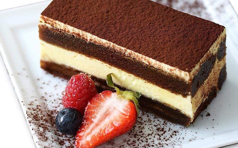Chiếc bánh tiramisu được phổ biến rộng rãi trên khắp thế giới