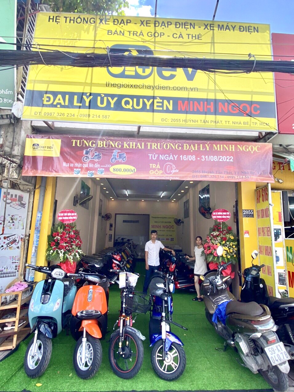 Đại lý ủy quyền xe đạp điện, xe máy điện EV có tên là Minh Ngọc