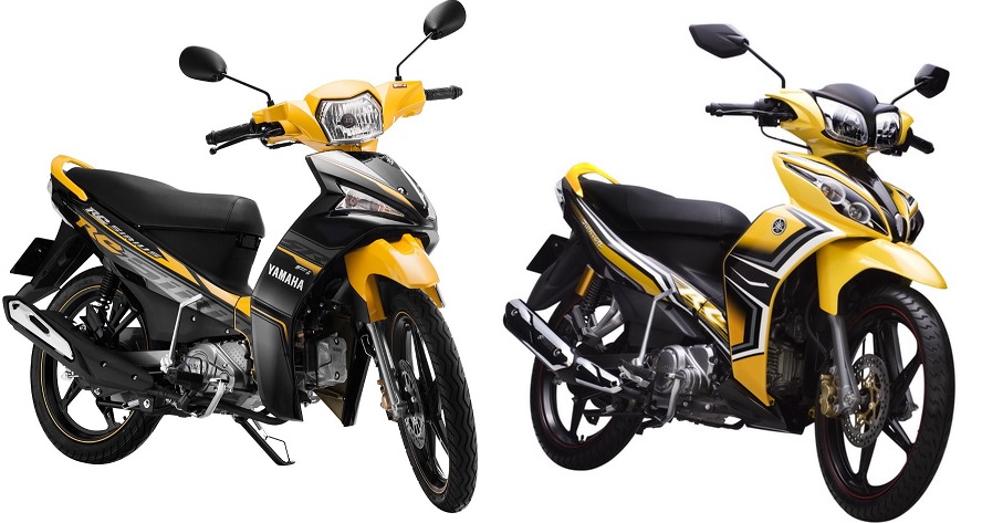 Mẫu mã xe số của thương hiệu Yamaha gồm Sirius và Jupiter