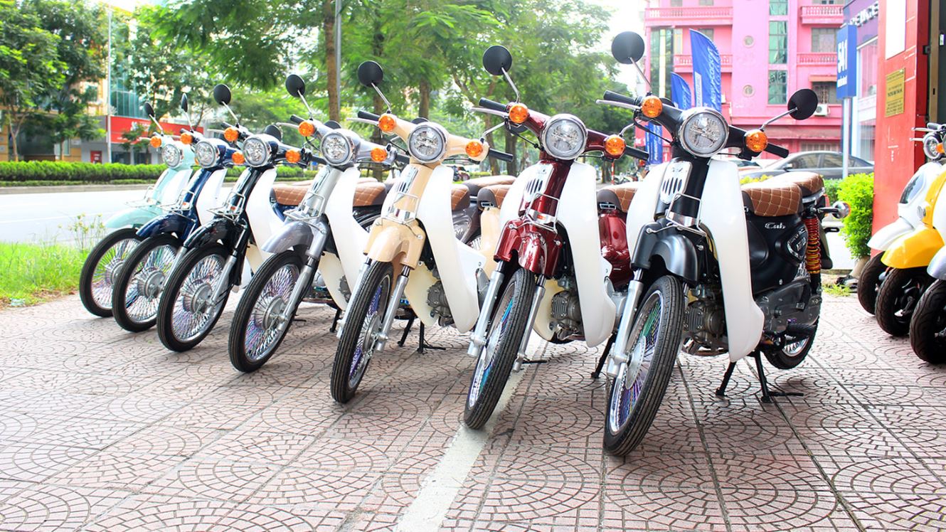 Hiện nay, xe máy 50cc có rất nhiều kiểu dáng khác nhau