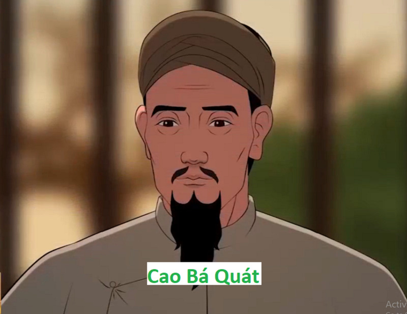Hình vẽ cụ Cao Bá Quát
