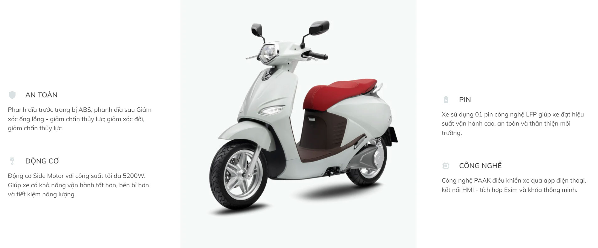 XE MÁY ĐIỆN VINFAST VENTO S XANH NGỌC 2