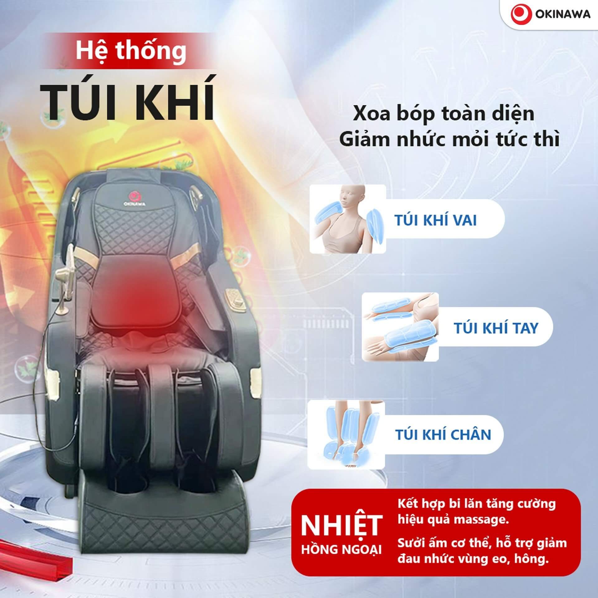 GHẾ MASSAGE OKINAWA OS-705 5