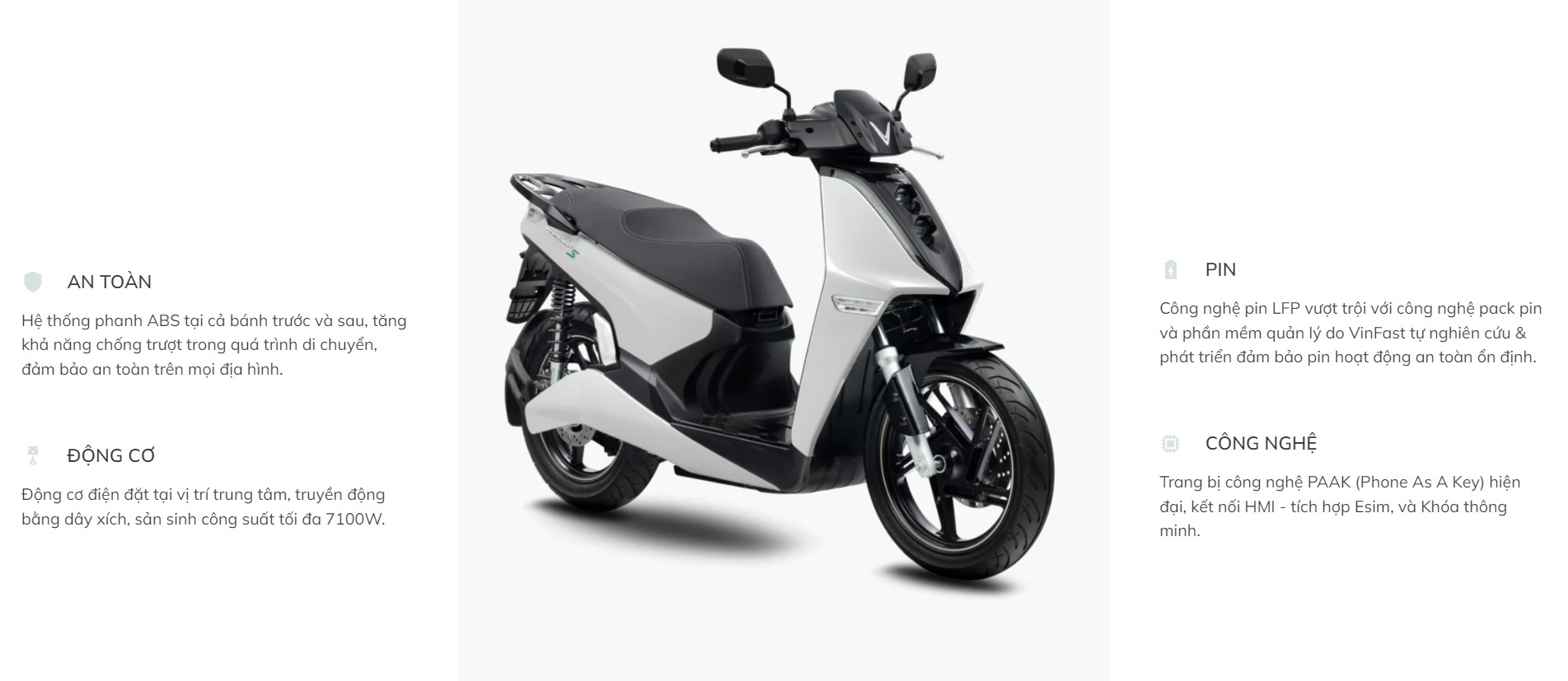 XE MÁY ĐIỆN VINFAST THEON S ĐỎ ĐÔ 2