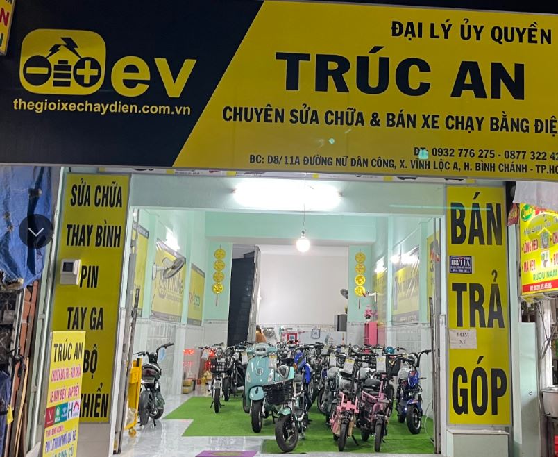 Thế Giới Xe Chạy Điện tiếp tục khai trương đại lý ủy quyền Trúc An tại Thành phố Hồ Chí Minh