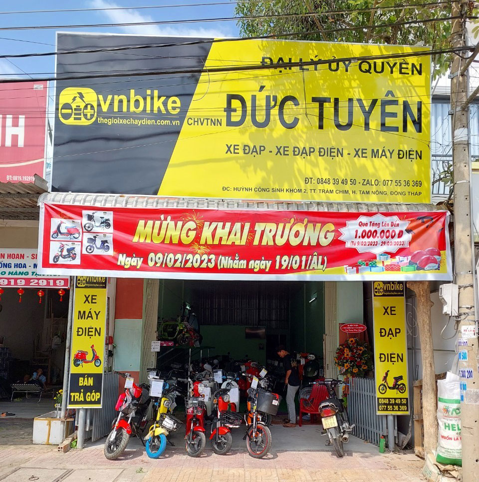 Vào ngày 09/02, TGXCĐ đã khai trương đại lý ủy quyền Đức Tuyên tỉnh Đồng Tháp