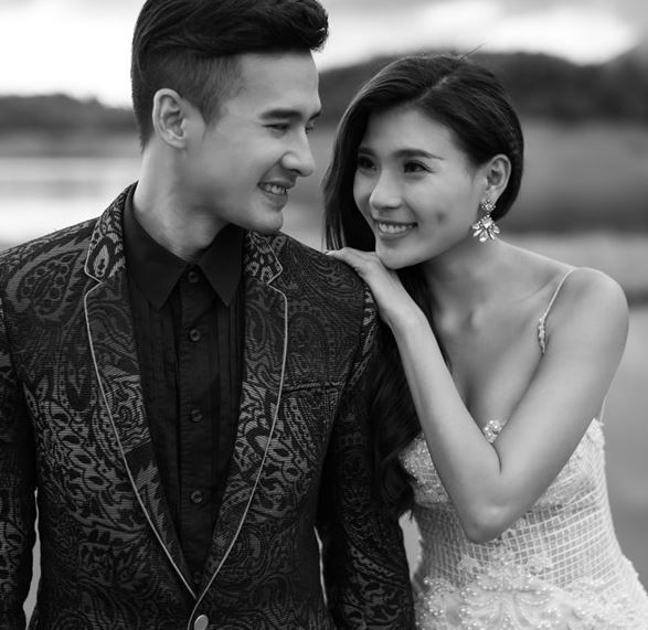 Hiện anh đã có vợ tên là Thúy Diễm cùng một cậu con trai đáng yêu