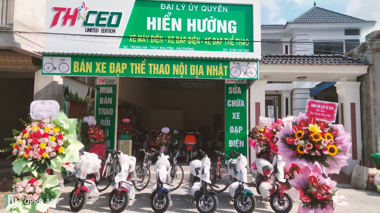 Thời gian gần đây, Thế Giới Xe Chạy Điện đã tiến hành khai trương thêm đại lý ủy quyền Hiển Hường tại Trung Hà, Thủy Nguyên, Hải Phòng