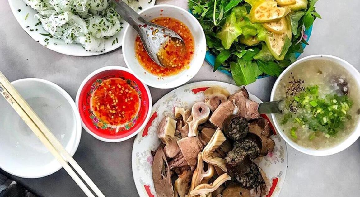 Bánh hỏi lòng heo