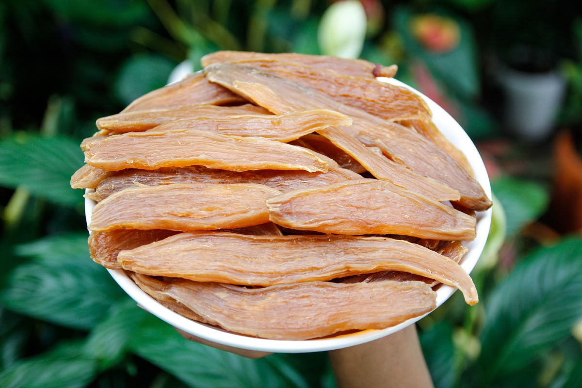 Khoai deo Quảng Bình luôn được du khách lựa chọn mỗi lần đến đây