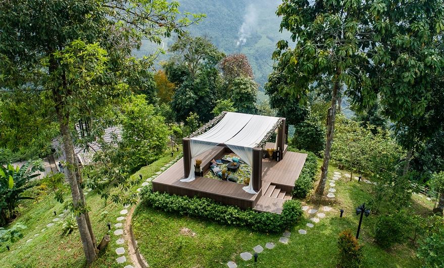 Quang cảnh thơ mộng, yên bình tại P’apiu Hà Giang