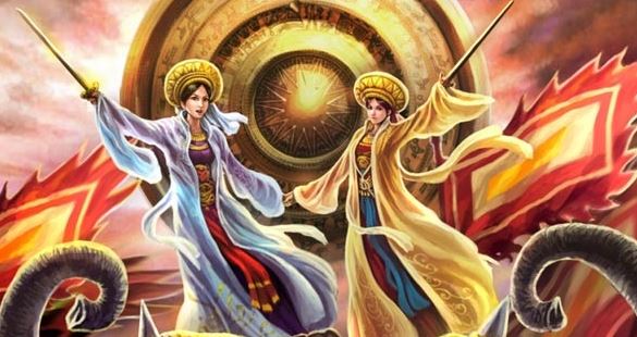 Hai Bà Trưng là nữ tướng huyền thoại xuất sắc và nổi tiếng của nước Việt Nam