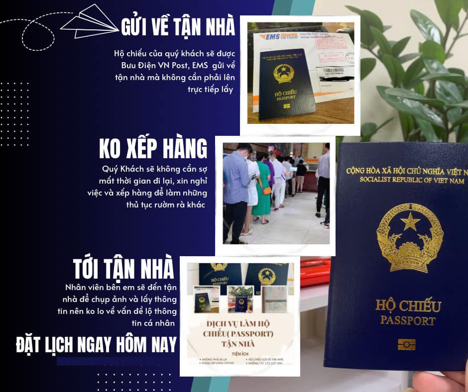 Dịch vụ làm mới và gia hạn hộ chiếu (Passport) nhanh chỉ với 500K