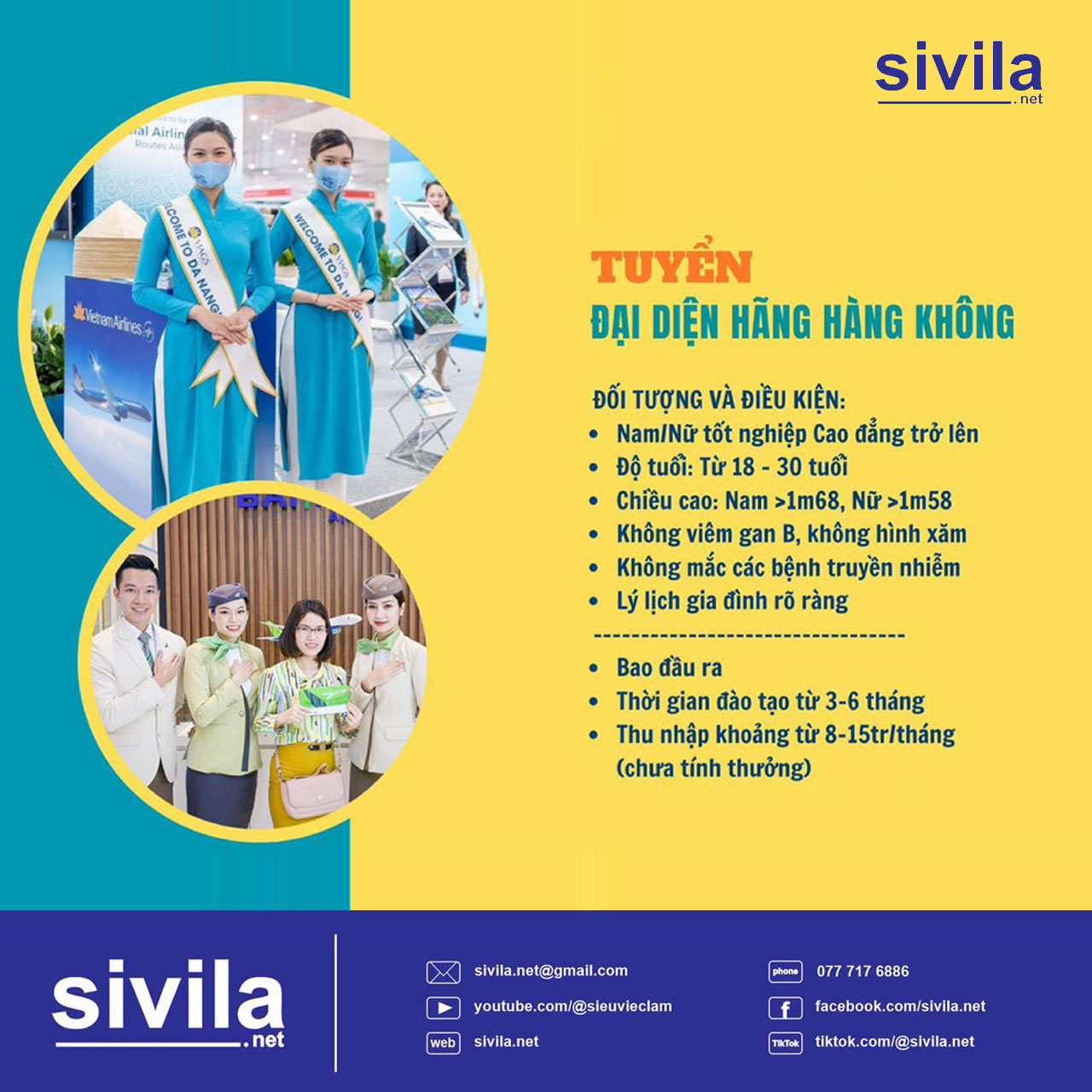 Tuyển đại diện hãng hàng không