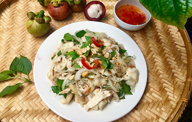 Cuối cùng vậy là món măng cụt đã hoàn thành rồi