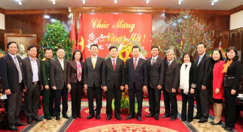 Sáng 23/01, Trần Văn Túy làm trưởng đoàn về thăm, chúc Tết Đảng bộ, chính quyền và nhân dân tỉnh Bắc Ninh