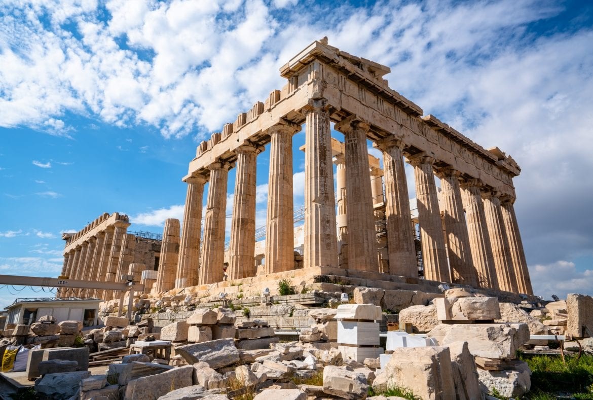 Thành Athens nơi được nữ thần Athena bảo hộ