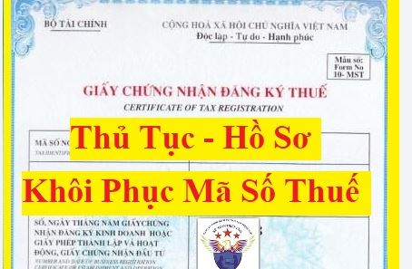 Những giấy tờ cần thiết khi khôi phục mã số thuế