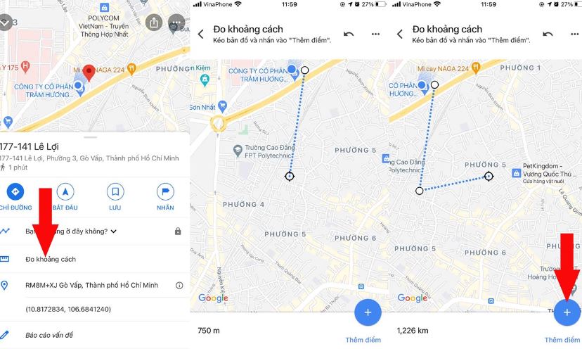 Google Maps có thể ước tính được thời gian di chuyển